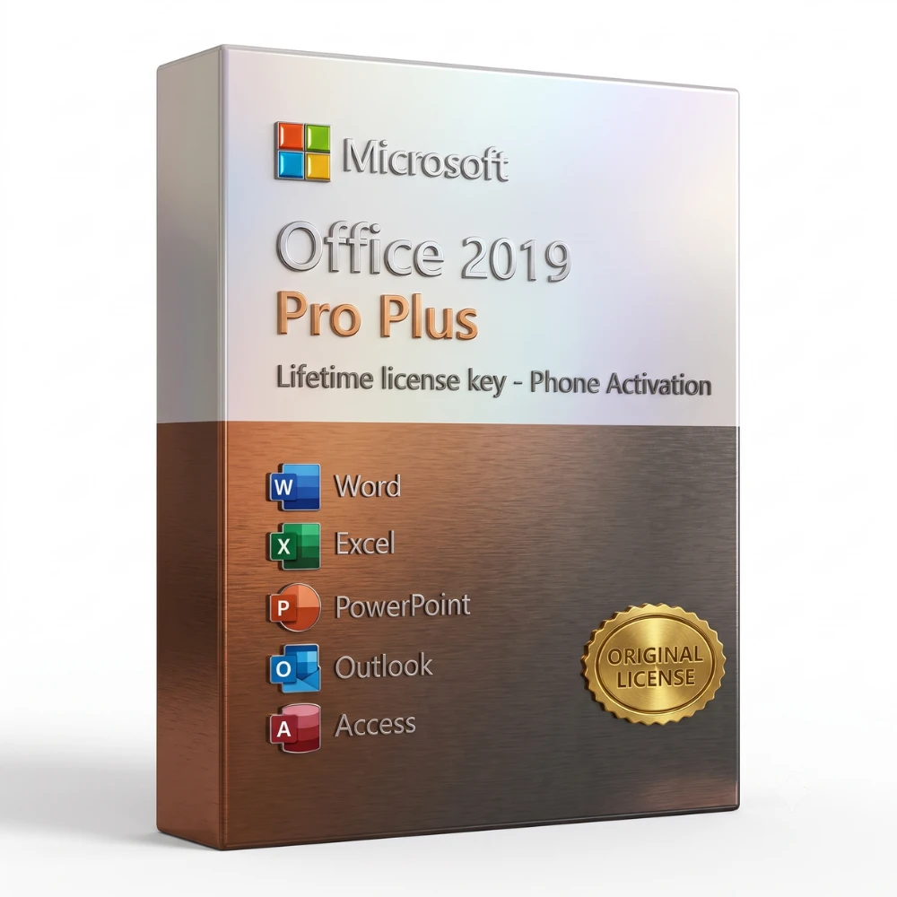Office Professional Plus 2019 1 User Telephone Activation License Key