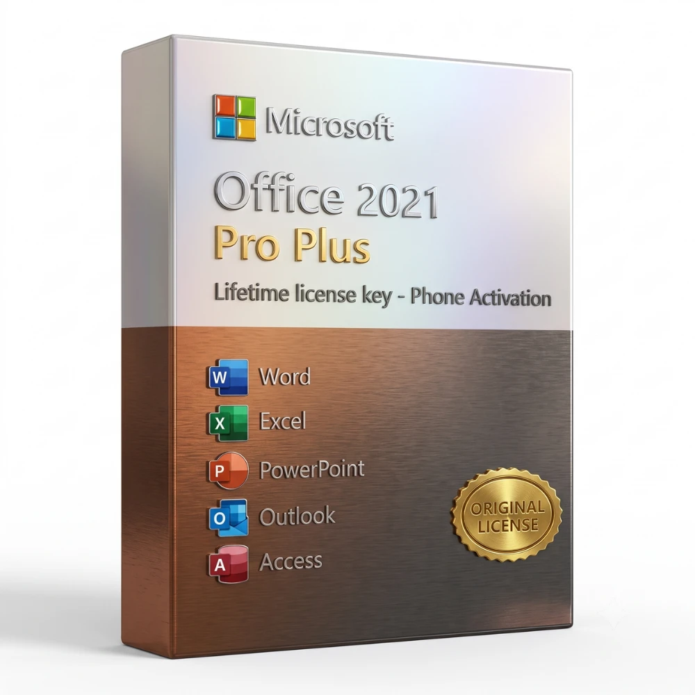 Office Professional Plus 2021 1 User Telephone Activation License Key