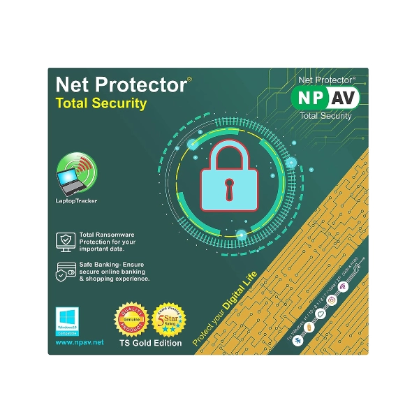 NPAV Net Protector Total Security 3 User 1 Year Email Delivery